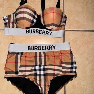 Burberry Plaid Bikini Set